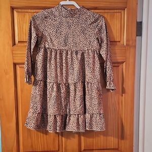 Stylish Kids Animal Print Dress